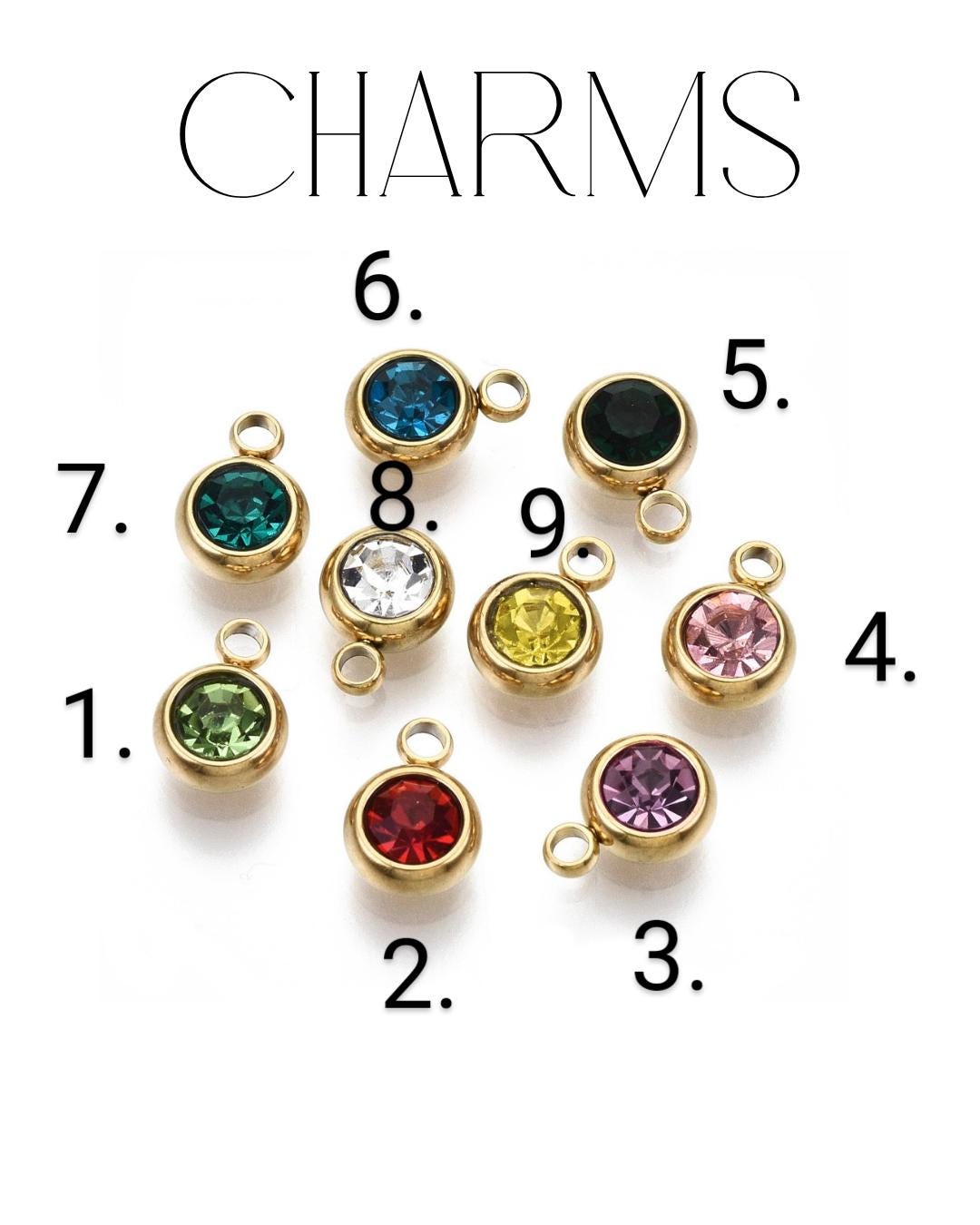 Gold Cross Necklace, Birthstone Charm Pendant, Christian Jewellery