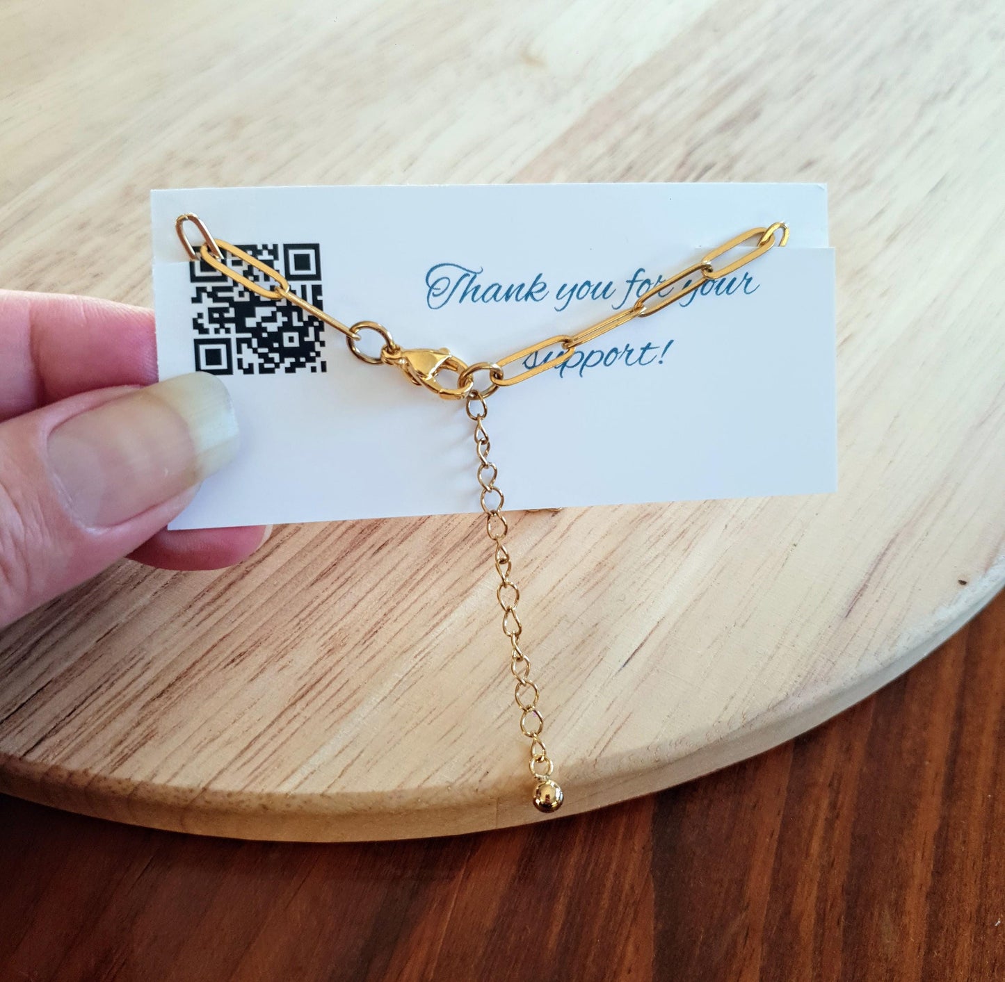 Personalised Gold Charm Bracelet, 18k Gold Hand-Stamped Paperclip Bracelet, Custom Initial/s, 16th, 28th, 21st, 30th, 40th, 50th Add Charms