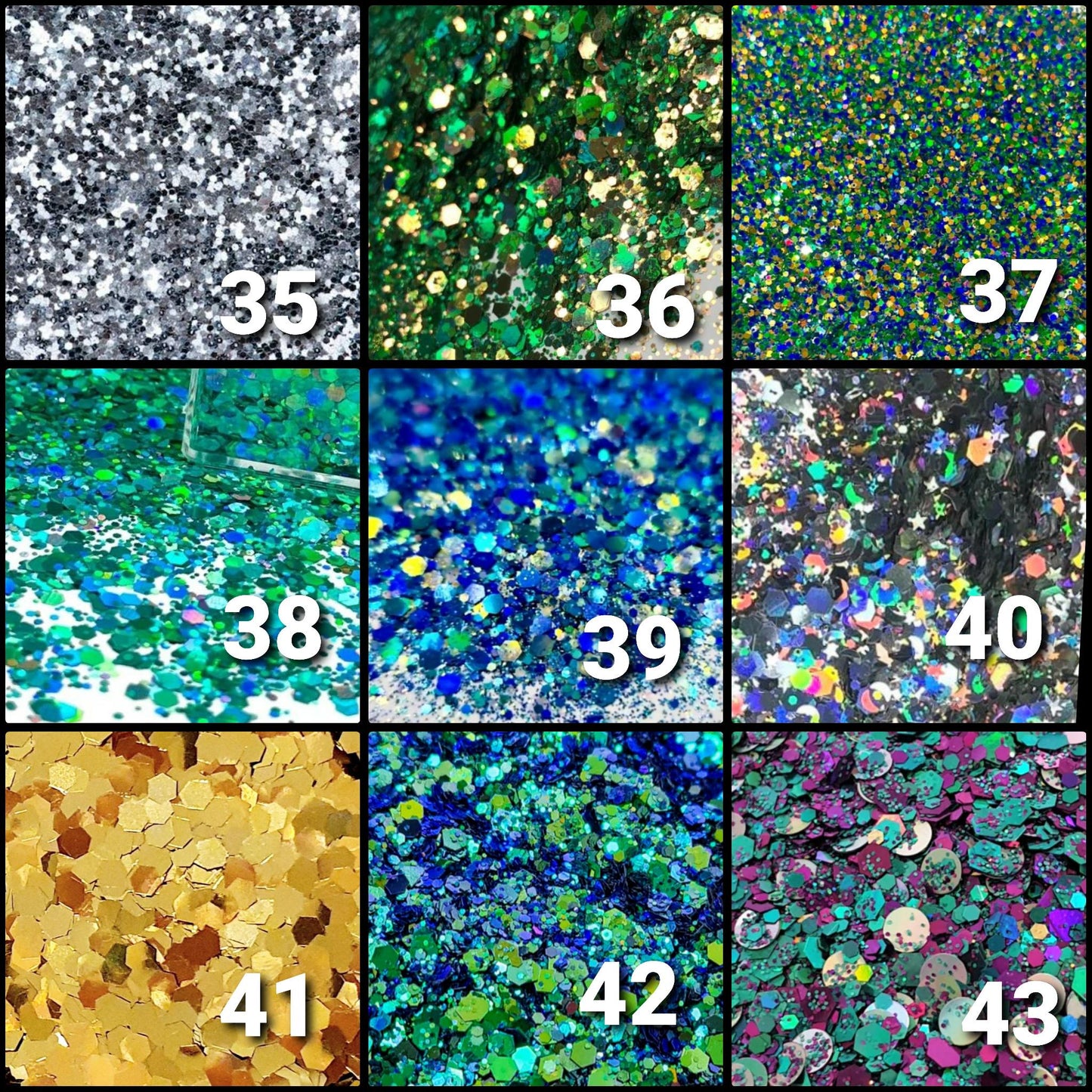 Glitter Ring Dish Pentagon Design, Sparkly Glitters Choose your Custom Colour.43 Colours to choose from.