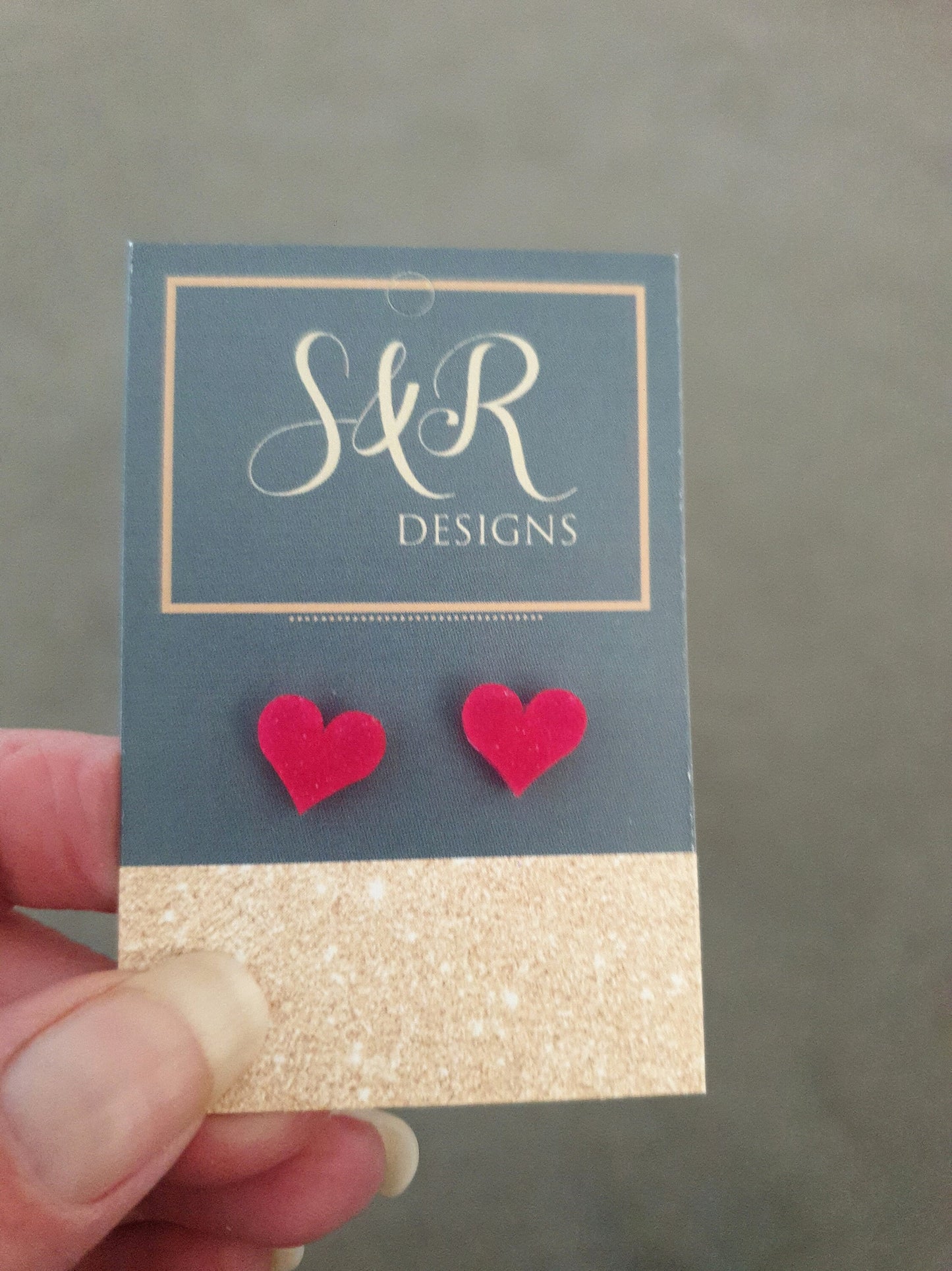 Pink Glitter Resin Stud Earrings, Choose your Style. Circle, Heart, Stars or Flower. Stainless Steel Minimalist Stud Earrings.