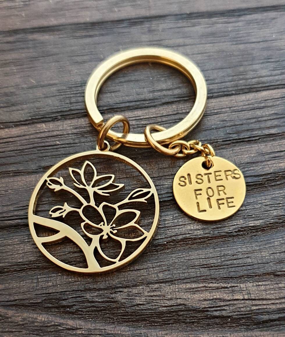 Personalised Hand Stamped Key Ring, Design your own Charm Keyring. Unique Fathers Day Gift, Mothers Day, Christmas Gift, Keepsake