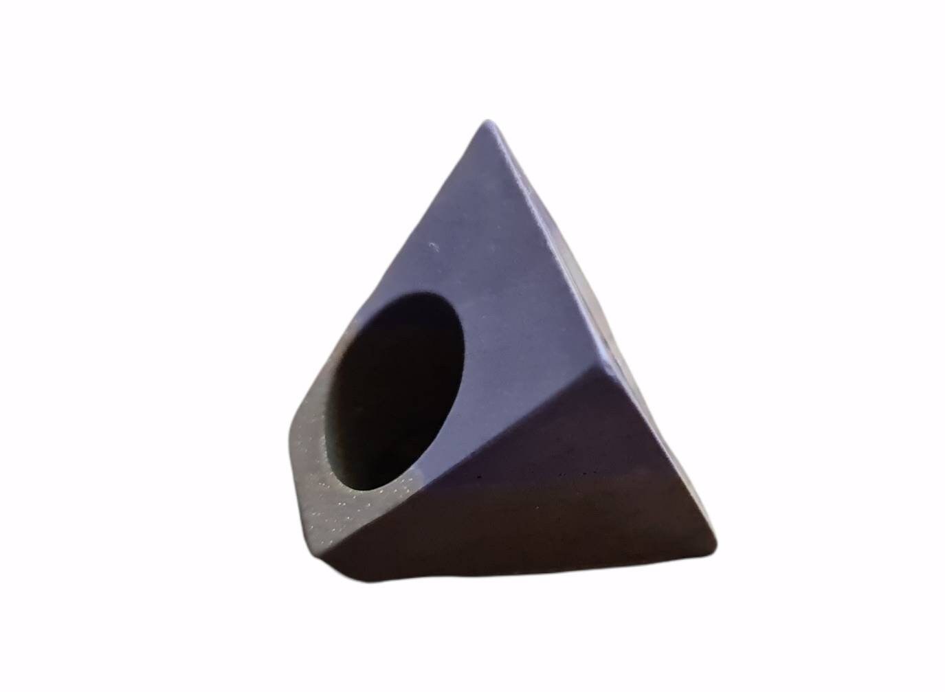 Statement Square Resin Ring, Handmade Size 7 US N AU. Light Purple and Grey with Gold Glitter