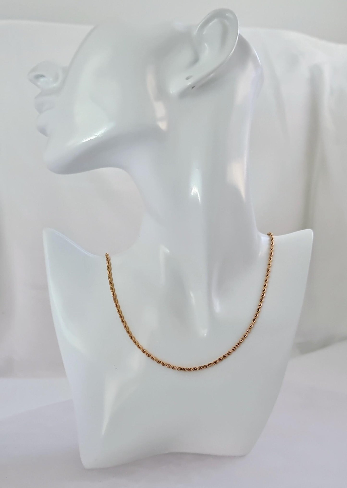 Rope Chain, 18ct Yellow Gold Plated 316 Stainless Steel, Statement Chain, Choose Length