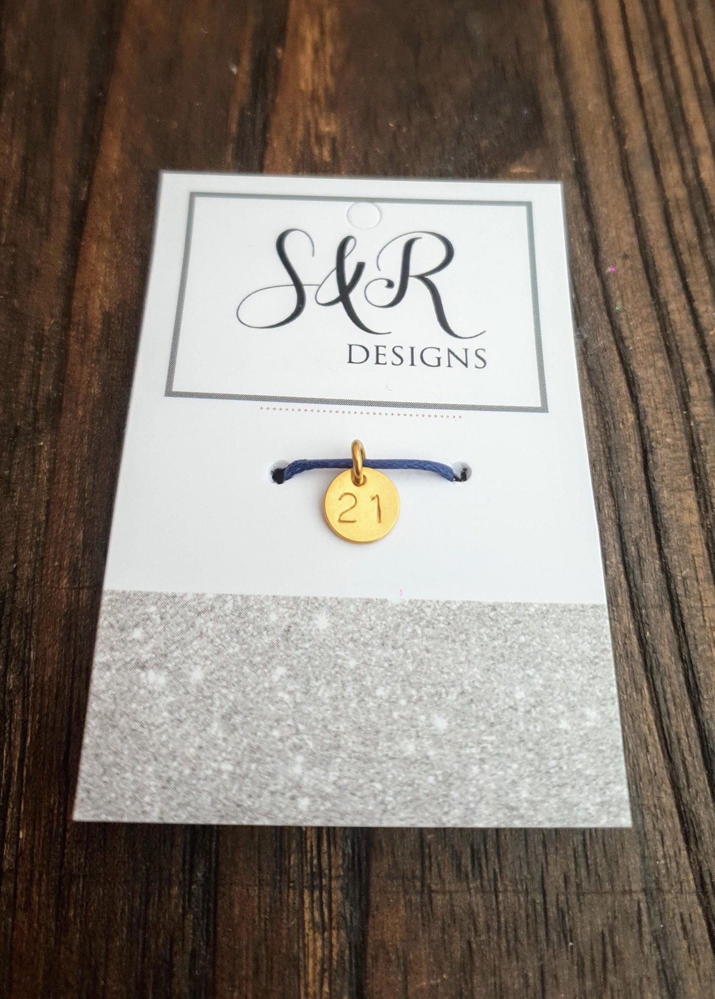 Personalised 8mm Disc Charm, Circle Disc Coin Style with Jump Ring Only in Gold or Silver Stainless Steel. Add to Bracelet or Chain