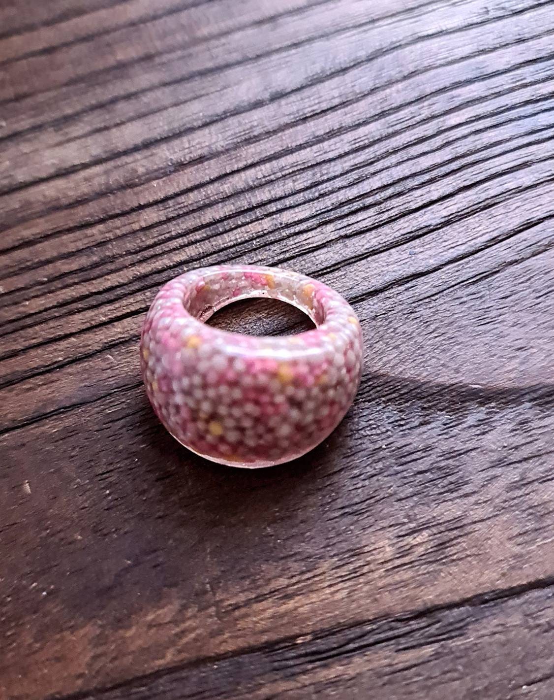 Statement Dome Ring, Resin Candy Ring, Handmade Size 7 US N AU. 100's and 1000's