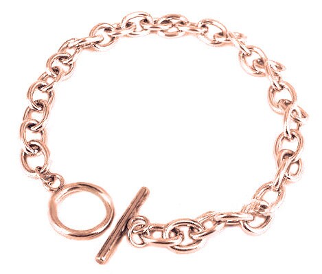 Popular Toggle Bracelet Personalised Heart Charm. Hand Stamped Family Initials