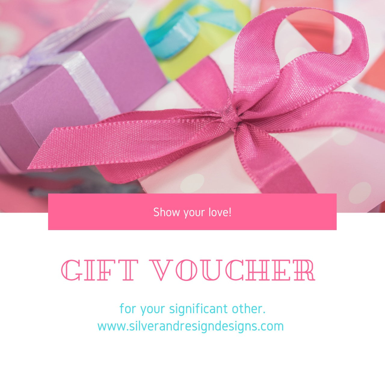 Silver and Resin Gift Card