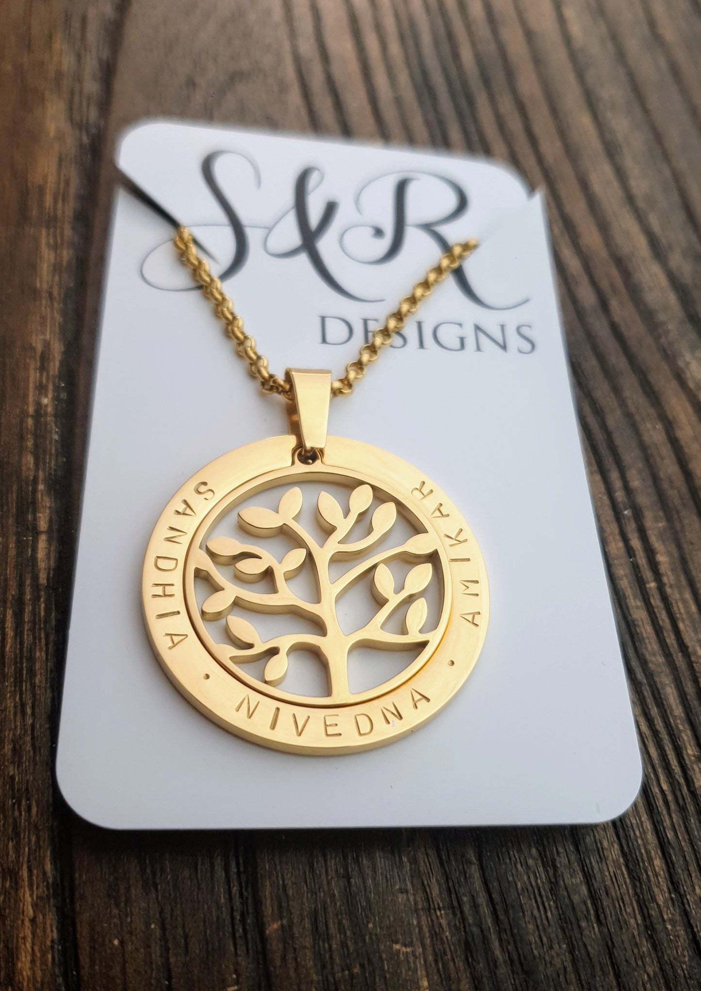 Stainless Steel Personalised Interchangeable Charms Hand Stamped Necklace Design your Own