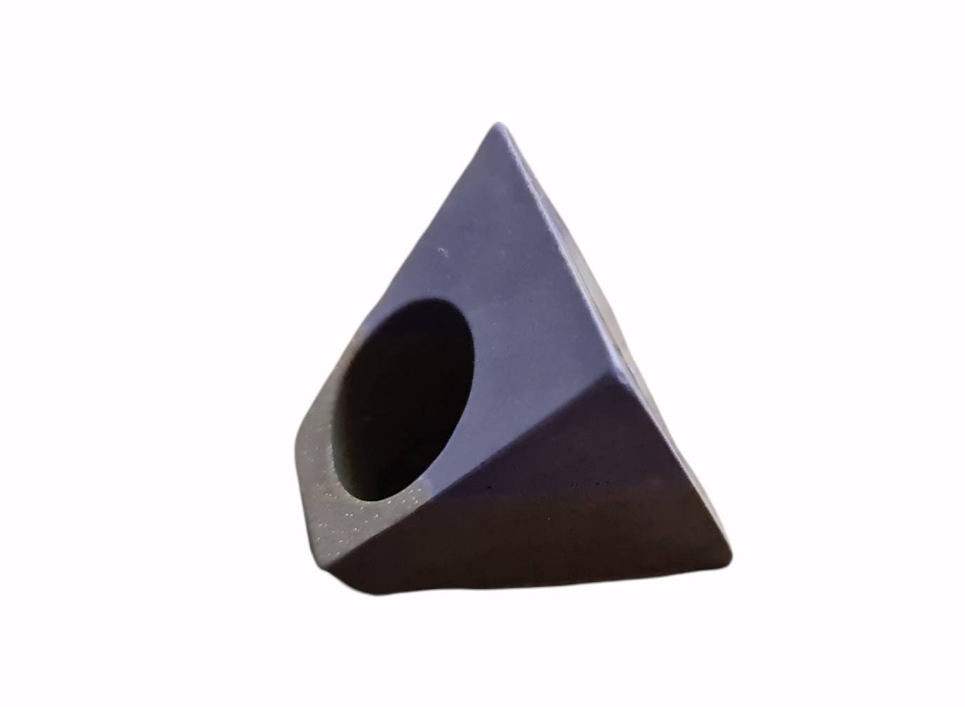 Statement Square Resin Ring, Handmade Size 7 US N AU. Light Purple and Grey with Gold Glitter