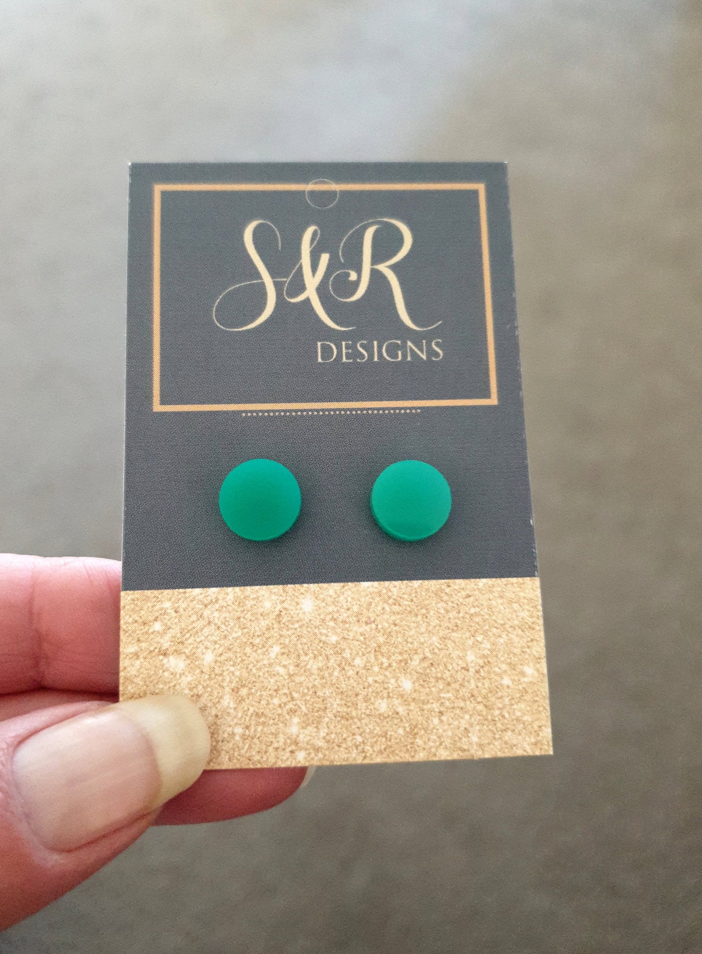 Teal Resin Stud Earrings, Choose your Style. Circle, Heart or Flower. Stainless Steel Minimalist Stud Earrings.